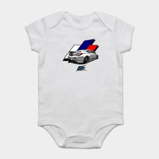 HYUNDAI GENESIS white Baby Bodysuit